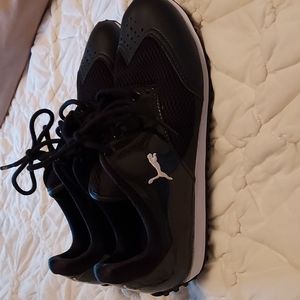 Puma Summercat Women’s Golf Shoes Size 6 Black White Yoga Mat Insole